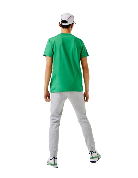 Lacoste - Camiseta Sport Patchwork con Logo