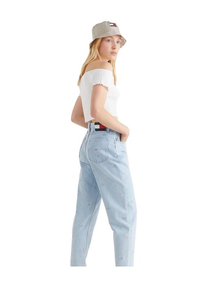 Tommy Jeans - Camiseta Cropped De Hombros Caídos