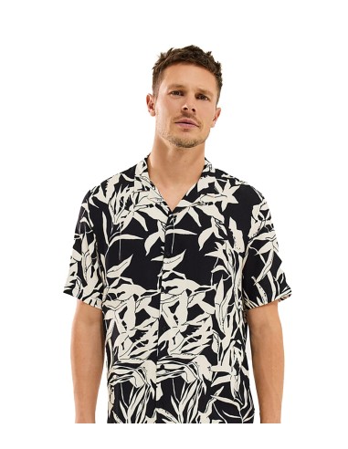 Camisas Chem Mc Dark Fl Hombre Negro