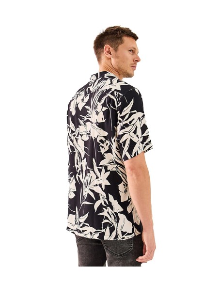 Camisas Chem Mc Dark Fl Hombre Negro