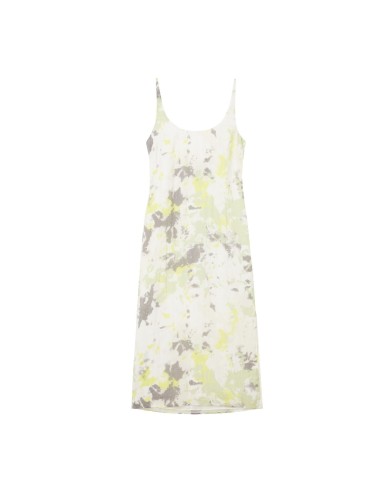 Calvin Klein Jeans - Vestido Glazed Fabric Maxi