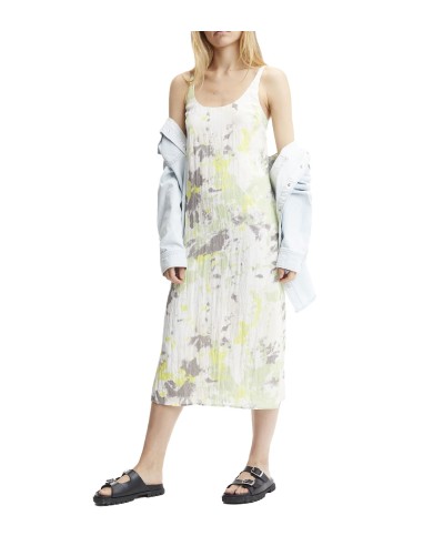 Calvin Klein Jeans - Vestido Glazed Fabric Maxi