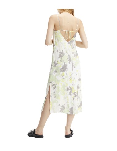 Calvin Klein Jeans - Vestido Glazed Fabric Maxi