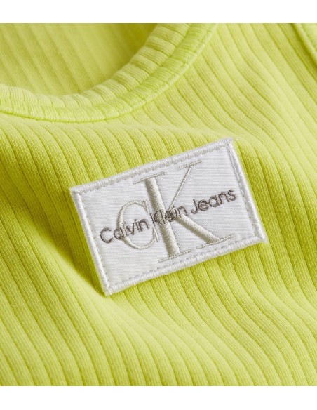 Calvin Klein Jeans - Vestido Acid Wash Rib