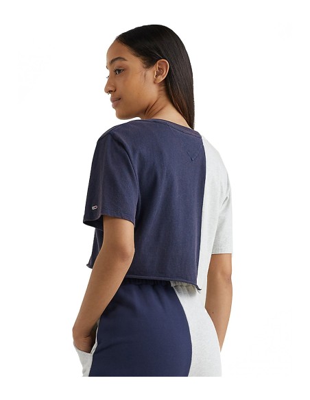 Tommy Jeans - Camiseta Cropped con Gráfico