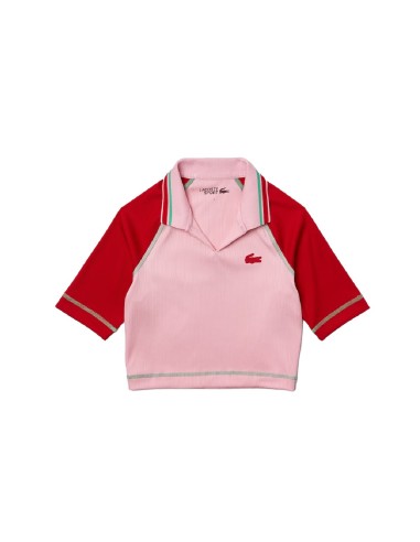 Lacoste SPORT - Polo Acanalado Bicolor