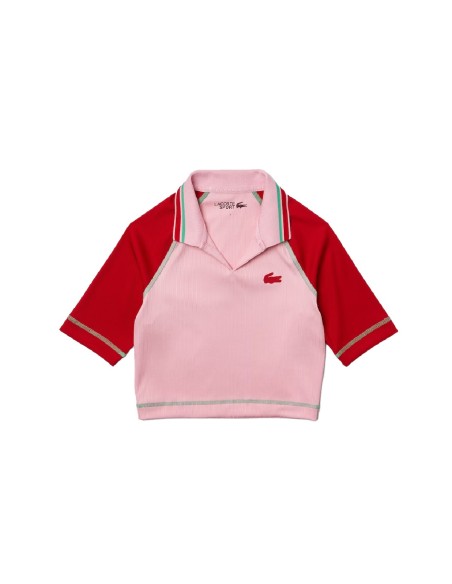 Lacoste SPORT - Polo Acanalado Bicolor