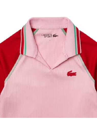 Lacoste SPORT - Polo Acanalado Bicolor