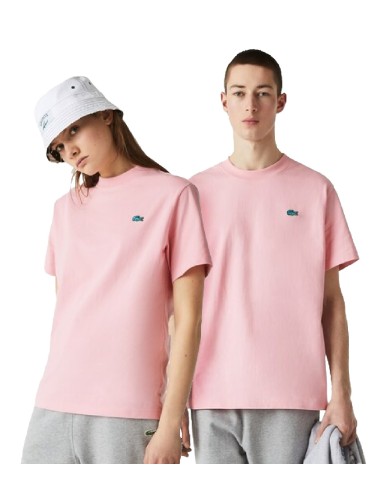 Lacoste L!VE - Camiseta Unisex de Algodón