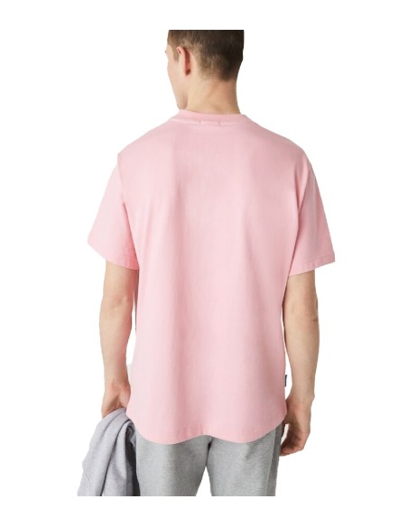 Lacoste L!VE - Camiseta Unisex de Algodón