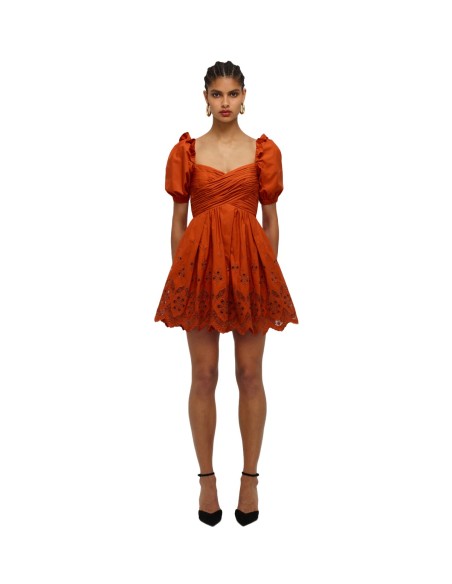 Self-Portrait - Vestido Floral Broderie