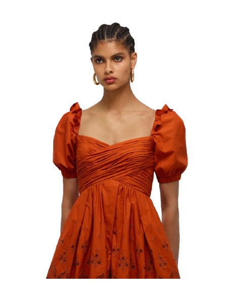 Self-Portrait - Vestido Floral Broderie