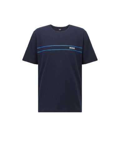 Hugo BOSS - Camiseta de Pijama con Logo Estampado