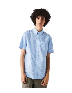 Lacoste - Camisa Regular Fit de Cuadros Vichy
