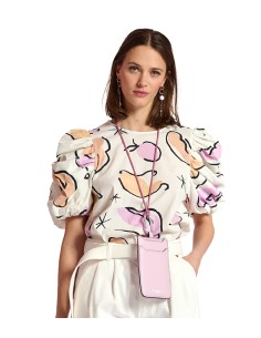 Essentiel Antwerp - Blusa Babe de Mangas Abullonadas