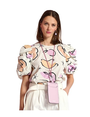 Essentiel Antwerp - Blusa Babe de Mangas Abullonadas