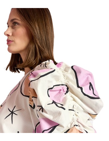 Essentiel Antwerp - Blusa Babe de Mangas Abullonadas