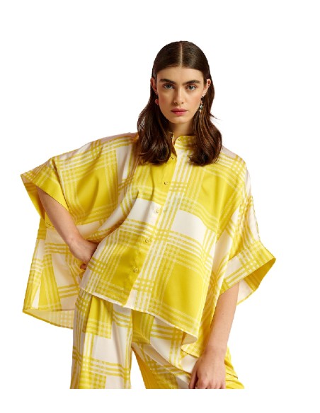 Essentiel Antwerp - Blusa Oversized a Cuadros