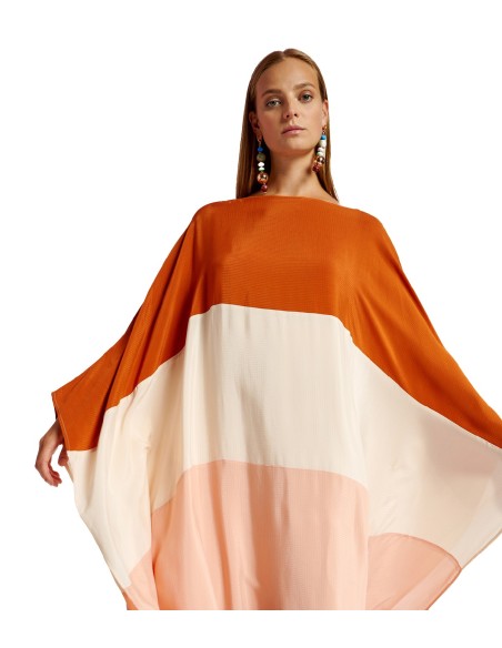 Essentiel Antwerp - Vestido Color-blocking Efecto Kaftan