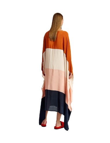 Essentiel Antwerp - Vestido Color-blocking Efecto Kaftan