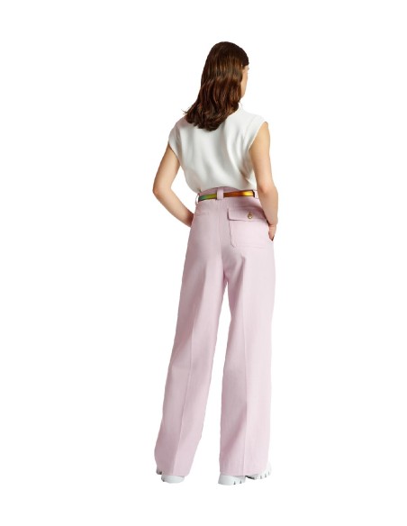 Essentiel Antwerp - Pantalón Wide-Leg de Algodón