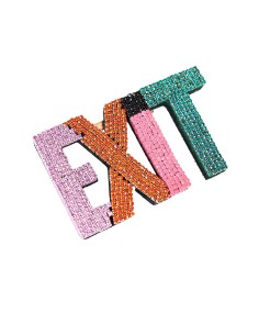 Essentiel Antwerp - Broche Colorido Rhinestone