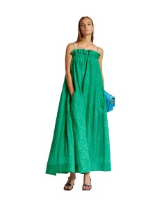 Essentiel Antwerp - Maxi-Vestido Green Floral
