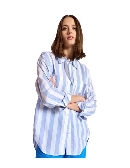 Essentiel Antwerp - Camisa de Rayas de Algodón