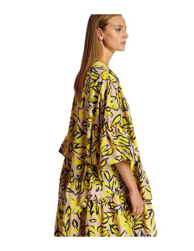 Essentiel Antwerp - Vestido con Estampado de Hojas