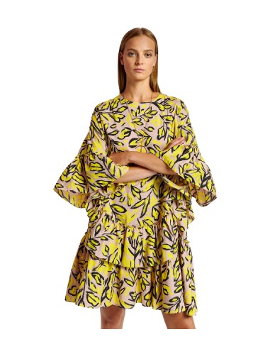 Essentiel Antwerp - Vestido con Estampado de Hojas