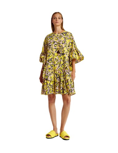 Essentiel Antwerp - Vestido con Estampado de Hojas