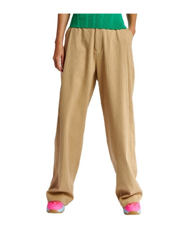 Essentiel Antwerp - Pantalón Wide-Leg de Rayas Diplomáticas