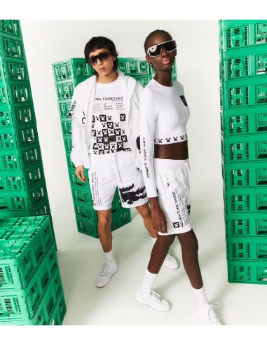 Lacoste L!VE x Minecraft - Bermudas Unisex en Nylon