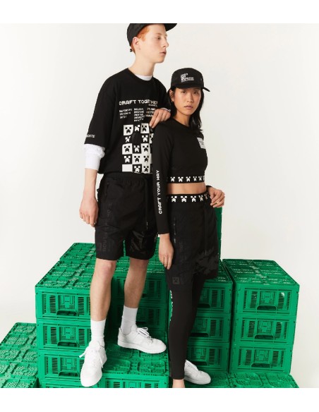 Lacoste L!VE x Minecraft - Bermudas Unisex en Nylon