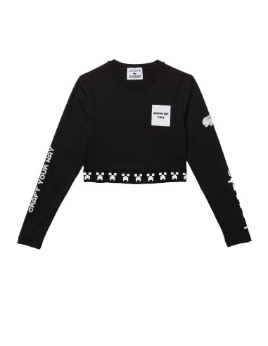 Lacoste L!VE x Minecraft - Camiseta de Manga Larga