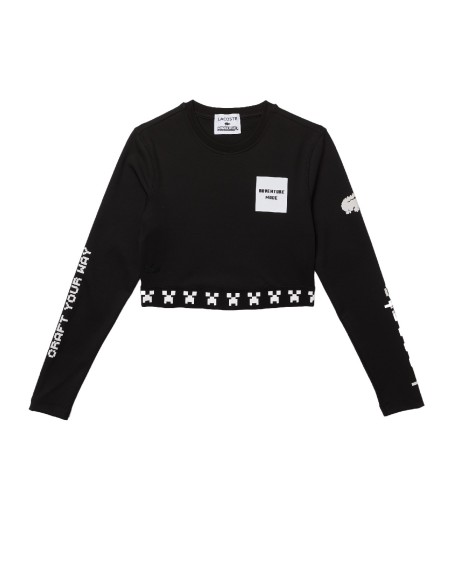 Lacoste L!VE x Minecraft - Camiseta de Manga Larga
