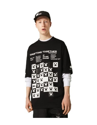 Lacoste L!VE x Minecraft - Camiseta Loose Fit