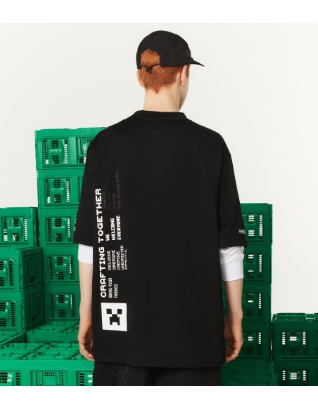 Lacoste L!VE x Minecraft - Camiseta Loose Fit