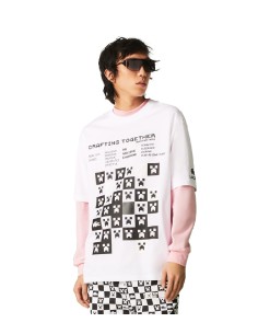 Lacoste L!VE x Minecraft - Camiseta Loose Fit
