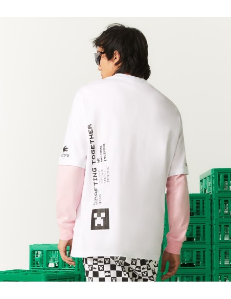 Lacoste L!VE x Minecraft - Camiseta Loose Fit