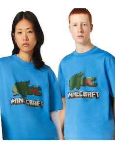 Lacoste L!VE x Minecraft - Camiseta Unisex Regular Fit