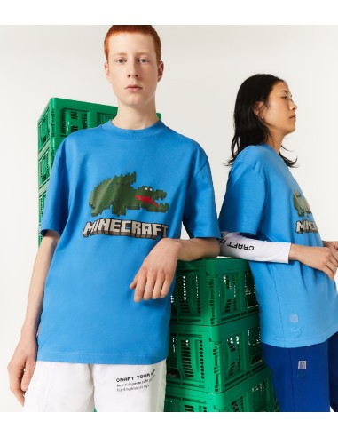 Lacoste L!VE x Minecraft - Camiseta Unisex Regular Fit