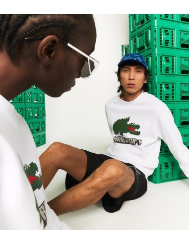 Lacoste x Minecraft - Sudadera Unisex en Felpa Ecológica