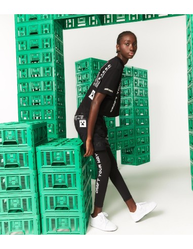 Lacoste L!VE x Minecraft - Camiseta Corta de Algodón Orgánico