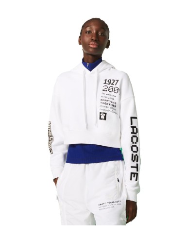 Lacoste L!VE x Minecraft - Sudadera con Capucha Oversized