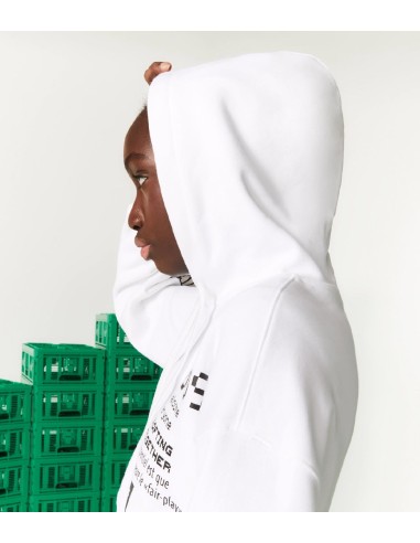 Lacoste L!VE x Minecraft - Sudadera con Capucha Oversized