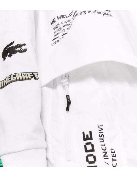 Lacoste L!VE x Minecraft - Polo Oversized Fit