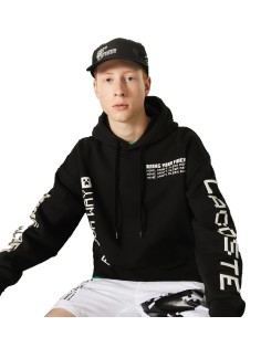 Lacoste L!VE x Minecraft - Sudadera con Capucha Loose Fit