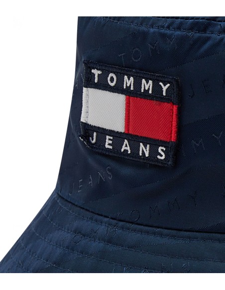 Tommy Jeans - Gorro Bucket de Algodón