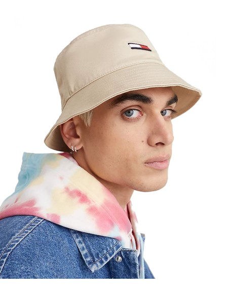 Tommy Jeans - Gorro Bucket con Logo Bordado